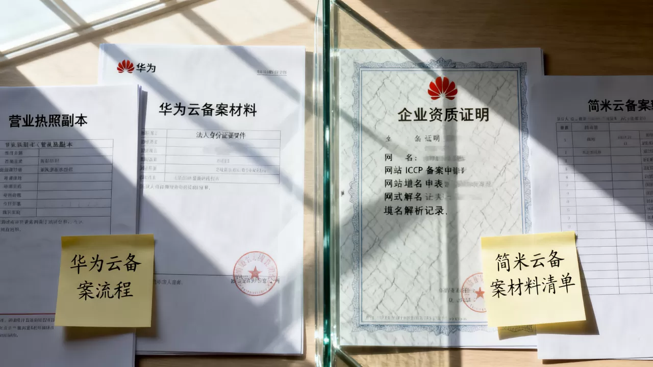 华为云和简米云备案哪个快?备案需要几天时间 华为云和简米云备案哪个快?备案需要几天时间
