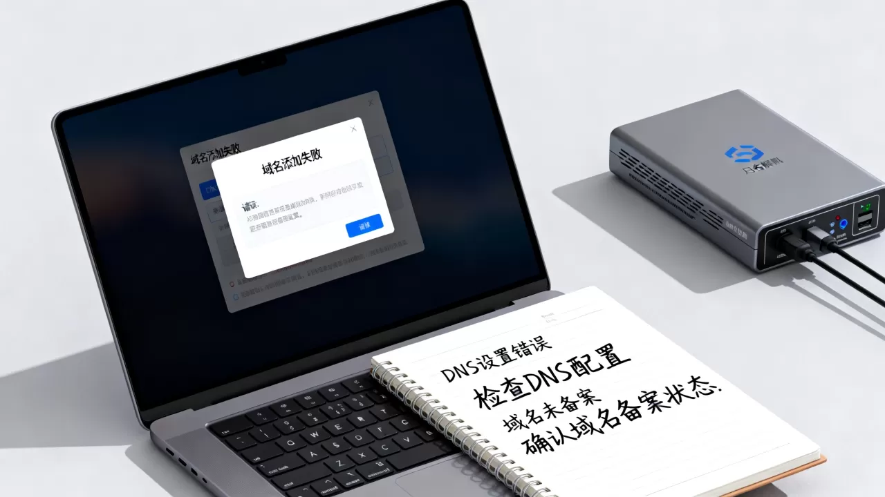 本地网页添加域名失败怎么办?域名添加失败原因及解决方法 本地网页添加域名失败怎么办?域名添加失败原因及解决方法