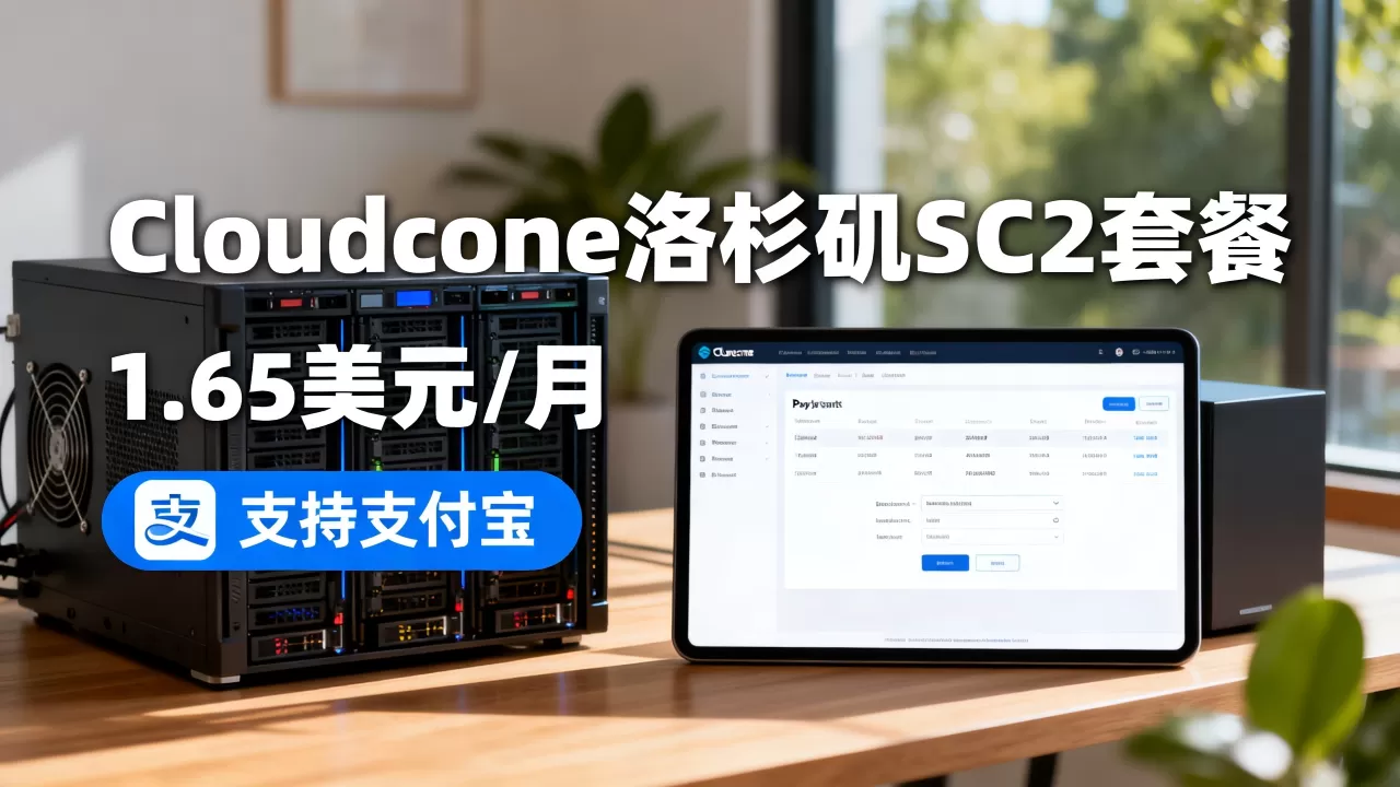 Cloudcone洛杉矶SC2套餐1.65美元/月值得买吗，如何购买支持支付宝