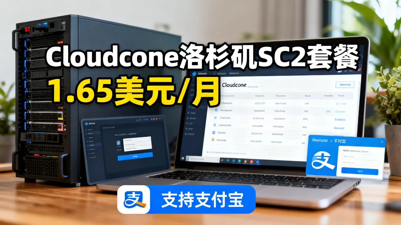 Cloudcone洛杉矶SC2套餐1.65美元/月值得买吗，如何购买支持支付宝