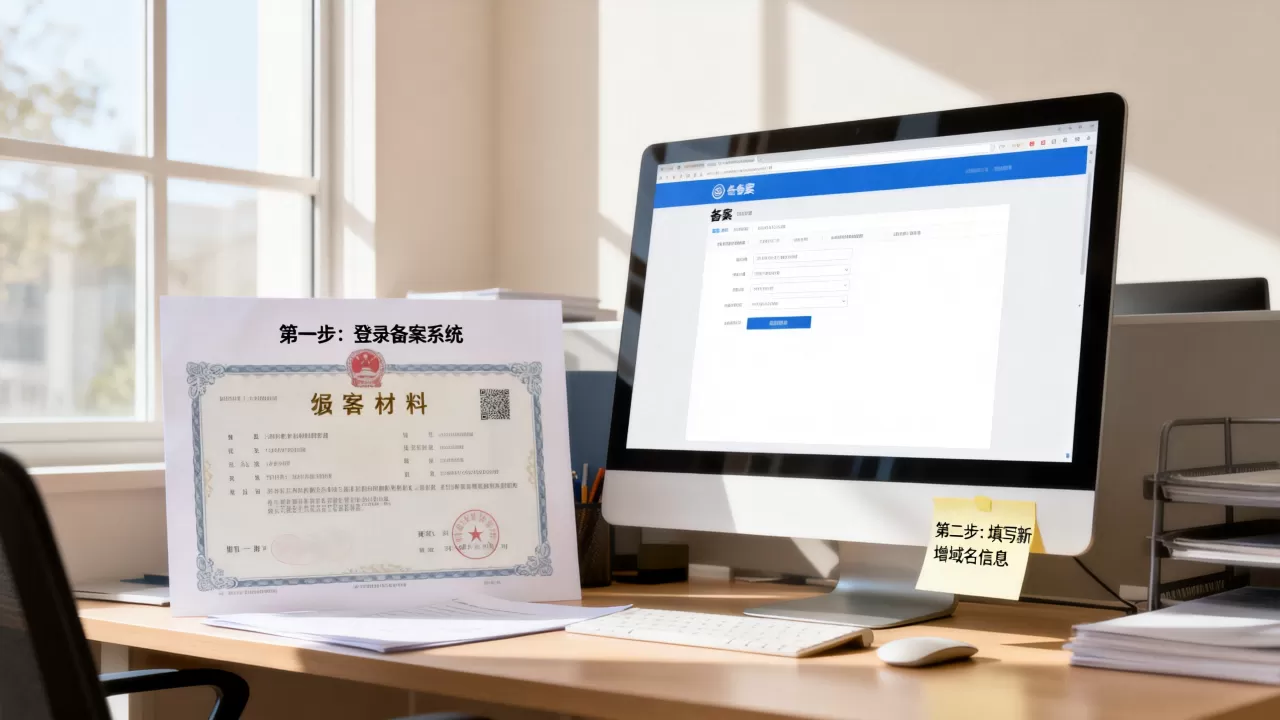 备案增加域名怎么操作?ICP备案新增域名流程 备案增加域名怎么操作?ICP备案新增域名流程