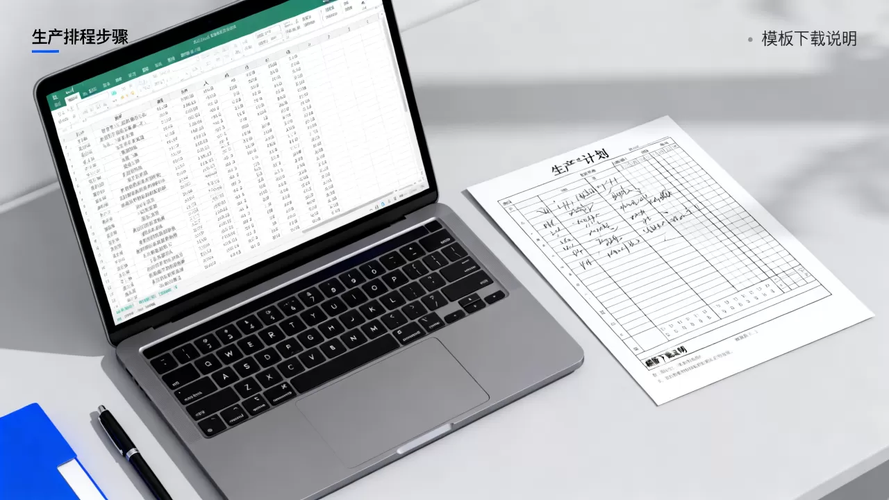 Excel生产排程怎么做？生产计划表模板免费下载