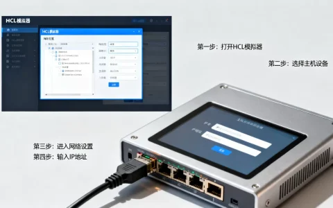 HCL模拟器怎么配置主机IP？HCL配置IP地址详细步骤
