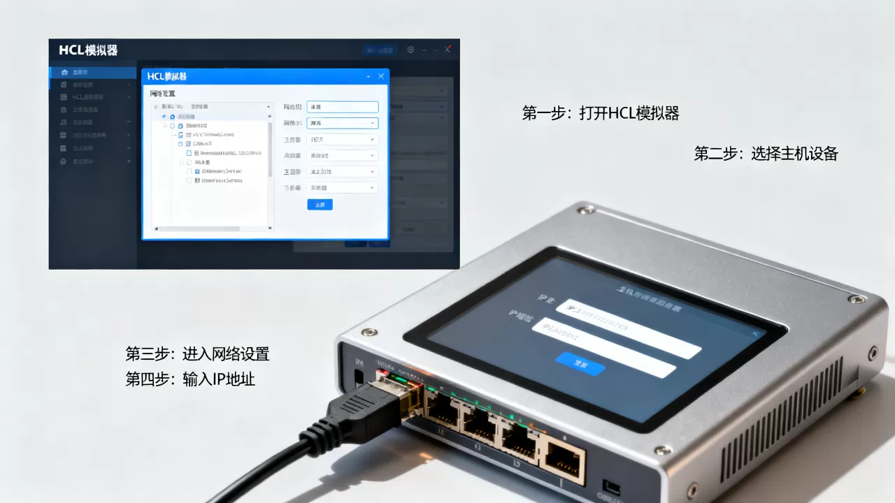 HCL模拟器怎么配置主机IP?HCL配置IP地址详细步骤 HCL模拟器怎么配置主机IP?HCL配置IP地址详细步骤