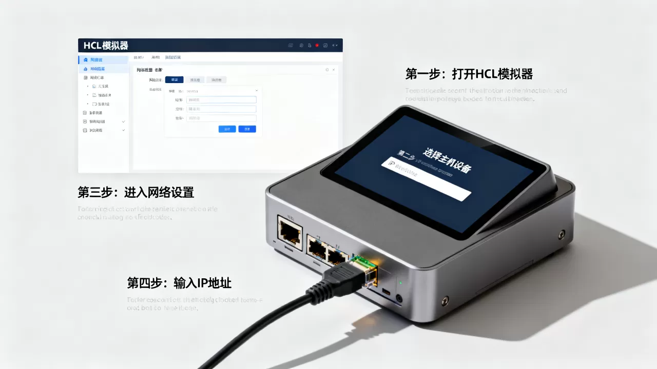 HCL模拟器怎么配置主机IP?HCL配置IP地址详细步骤 HCL模拟器怎么配置主机IP?HCL配置IP地址详细步骤