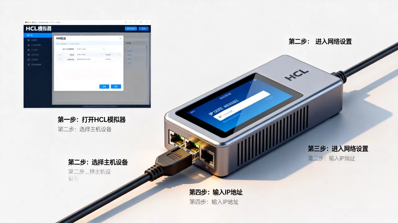 HCL模拟器怎么配置主机IP?HCL配置IP地址详细步骤 HCL模拟器怎么配置主机IP?HCL配置IP地址详细步骤