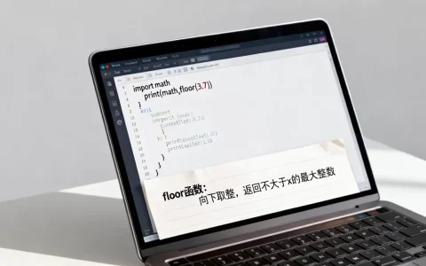 python floor函数怎么用？python向下取整函数详解