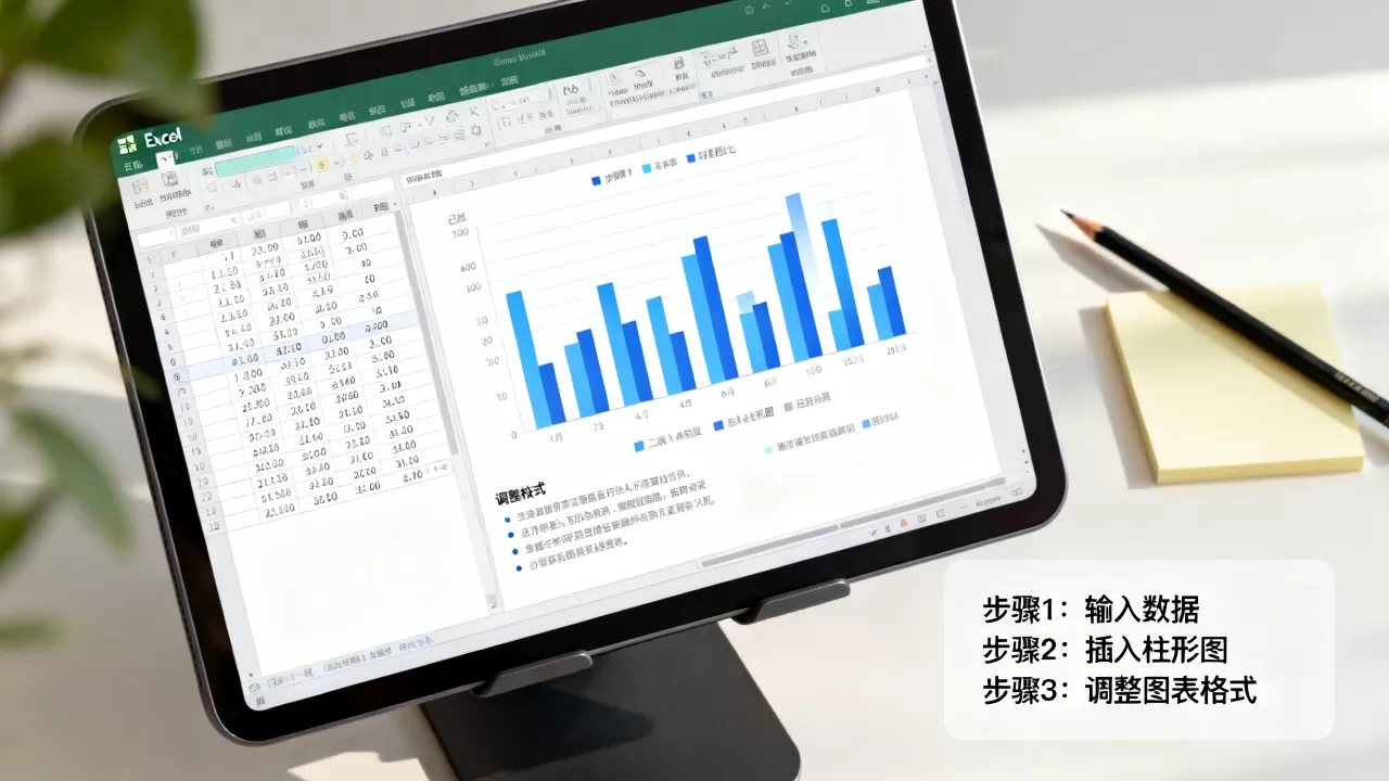 excel柱形对比图怎么做?excel柱状图制作教程 excel柱形对比图怎么做?excel柱状图制作教程