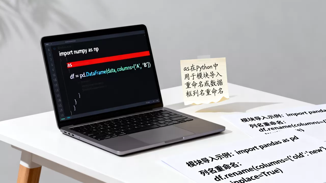 as在python中什么意思？python中as关键字用法详解