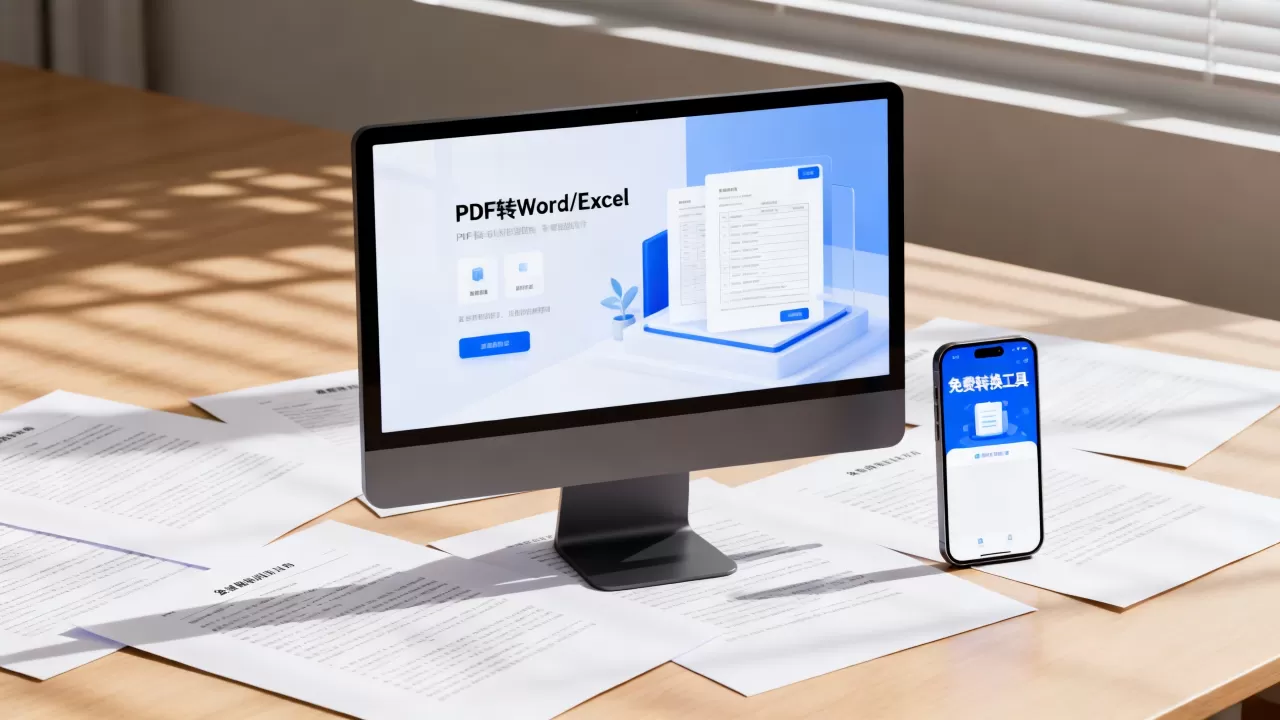 PDF转Word Excel怎么转?免费转换工具推荐 PDF转Word Excel怎么转?免费转换工具推荐