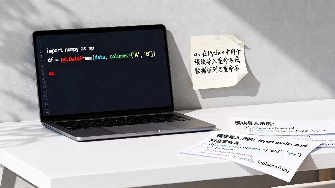 as在python中什么意思？python中as关键字用法详解