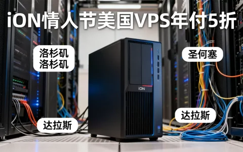 iON情人节美国VPS年付5折一人限一单，洛杉矶圣何塞达拉斯机房怎么选