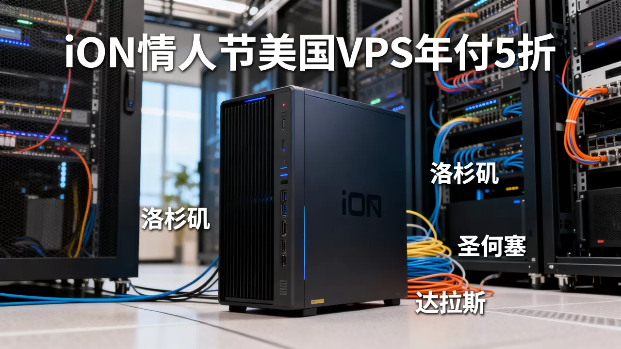 iON情人节美国VPS年付5折一人限一单,洛杉矶圣何塞达拉斯机房怎么选 iON情人节美国VPS年付5折一人限一单,洛杉矶圣何塞达拉斯机房怎么选