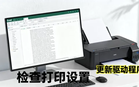 Excel打印出现乱码怎么办？Excel打印出现空白页