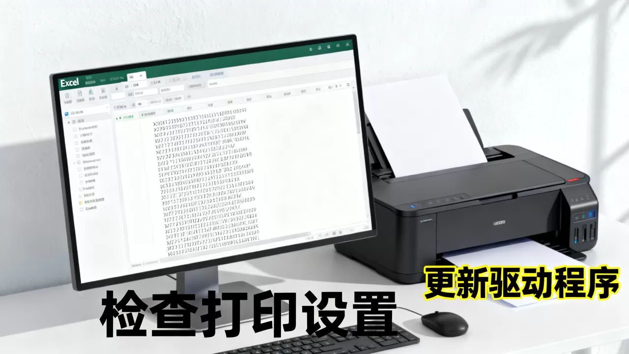 Excel打印出现乱码怎么办?Excel打印出现空白页 Excel打印出现乱码怎么办?Excel打印出现空白页