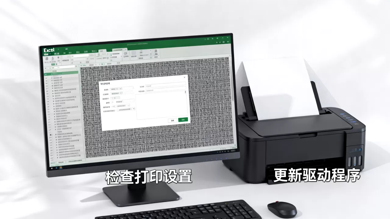 Excel打印出现乱码怎么办?Excel打印出现空白页 Excel打印出现乱码怎么办?Excel打印出现空白页