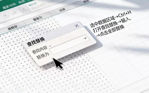 Excel表格里的点怎么去掉？如何批量删除Excel中的点