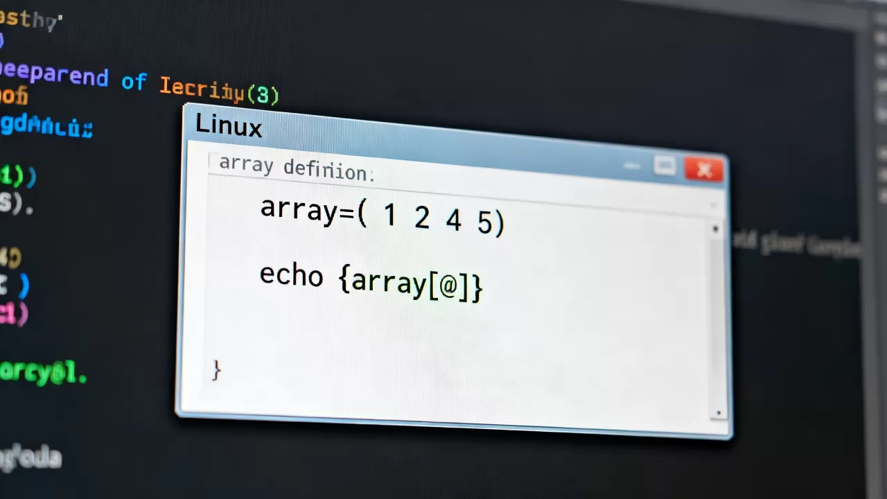 Linux如何输出数组？linux数组输出方法