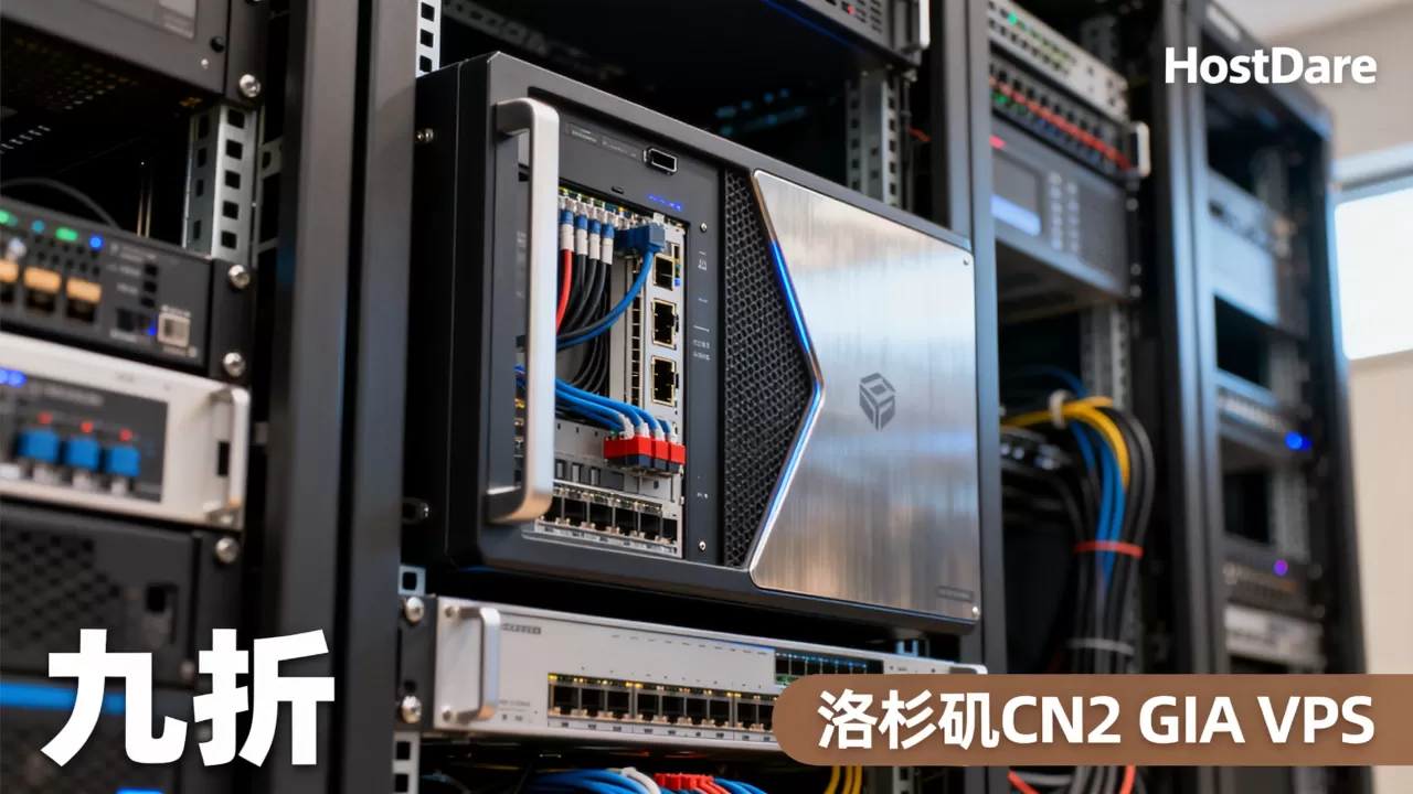 HostDare洛杉矶CN2 GIA VPS九折值得买吗，美国VPS推荐