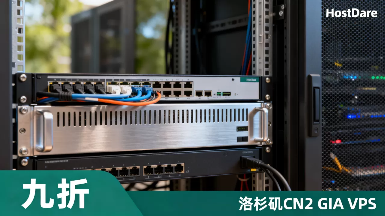 HostDare洛杉矶CN2 GIA VPS九折值得买吗，美国VPS推荐