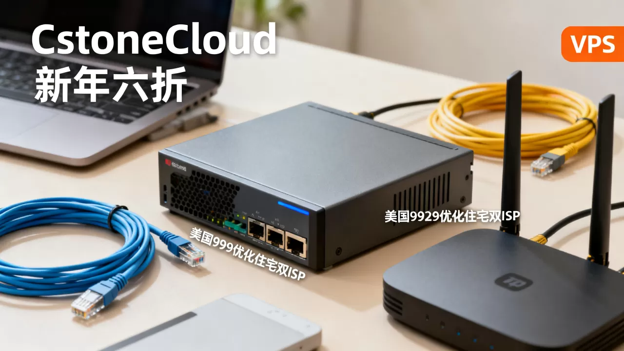 CstoneCloud新年六折VPS值得买吗?美国9929优化住宅双ISP CstoneCloud新年六折VPS值得买吗?美国9929优化住宅双ISP