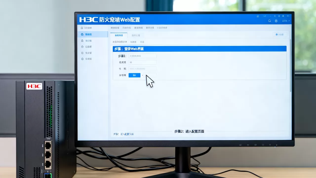 H3C防火墙Web界面怎么配置?详细步骤教程 H3C防火墙Web界面怎么配置?详细步骤教程
