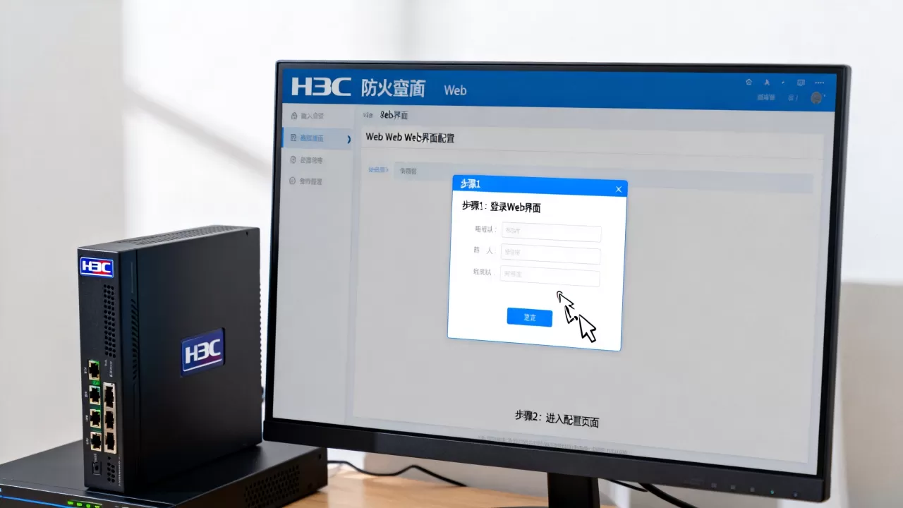 H3C防火墙Web界面怎么配置?详细步骤教程 H3C防火墙Web界面怎么配置?详细步骤教程