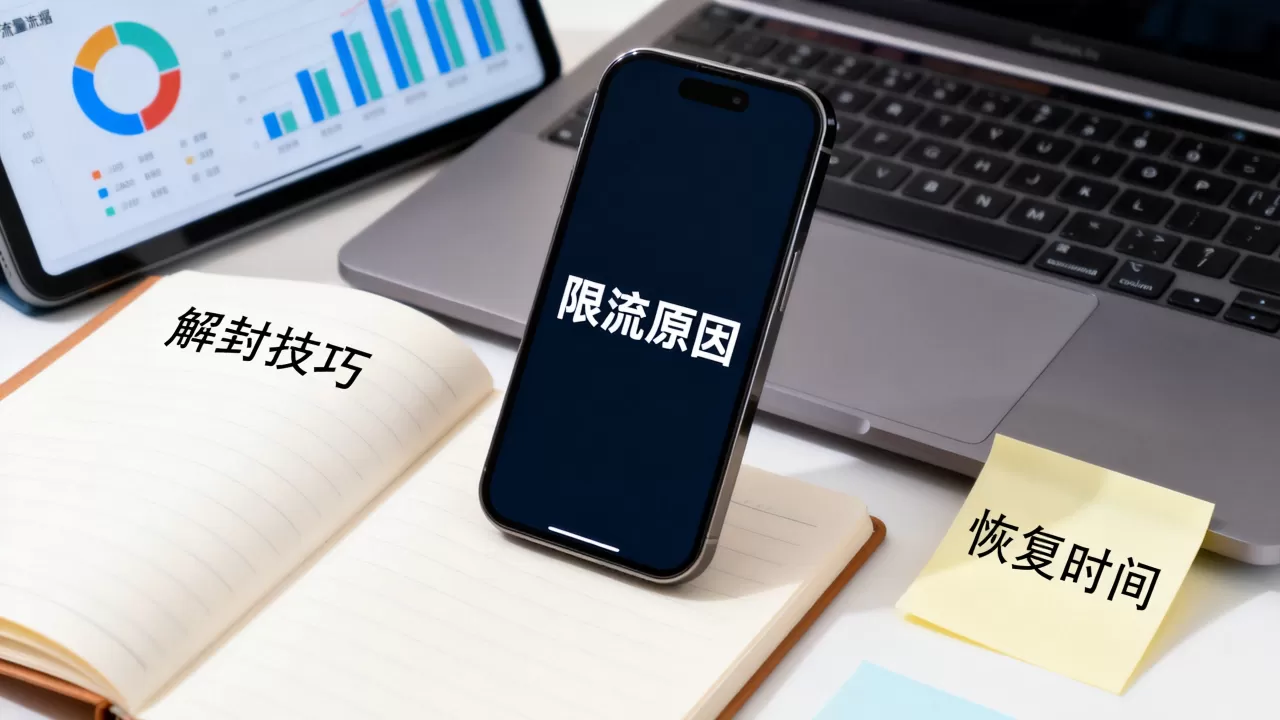 小红书账号被限流多久能恢复？限流原因及解封技巧