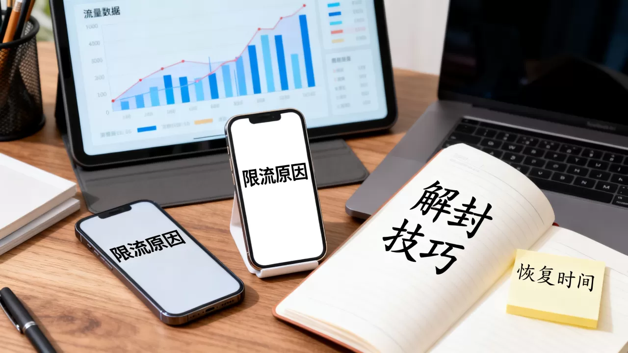 小红书账号被限流多久能恢复？限流原因及解封技巧