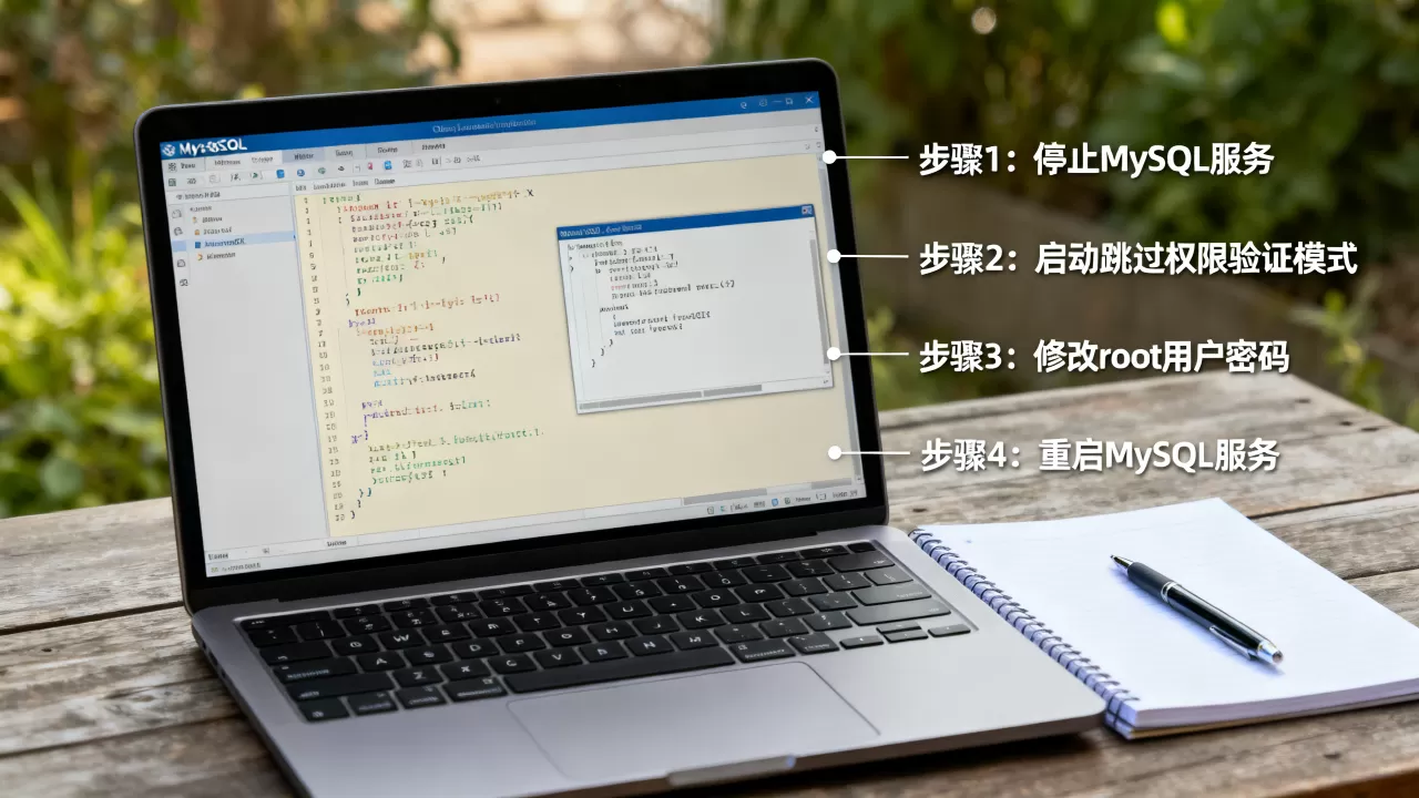 本机连接MySQL数据库密码忘了怎么办？如何修改MySQL root用户密码