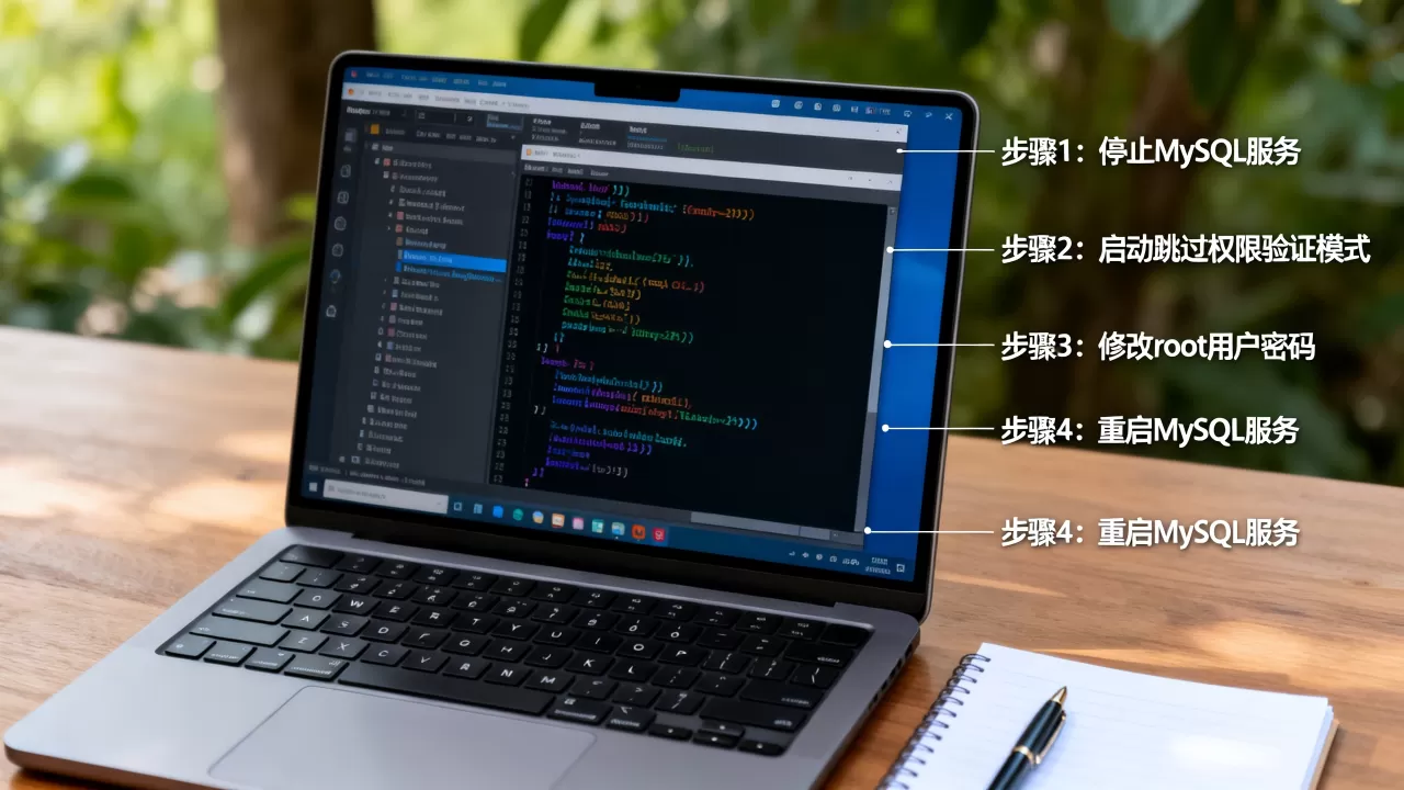 本机连接MySQL数据库密码忘了怎么办？如何修改MySQL root用户密码