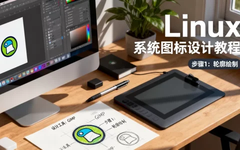 linux logo怎么制作？linux系统图标设计教程