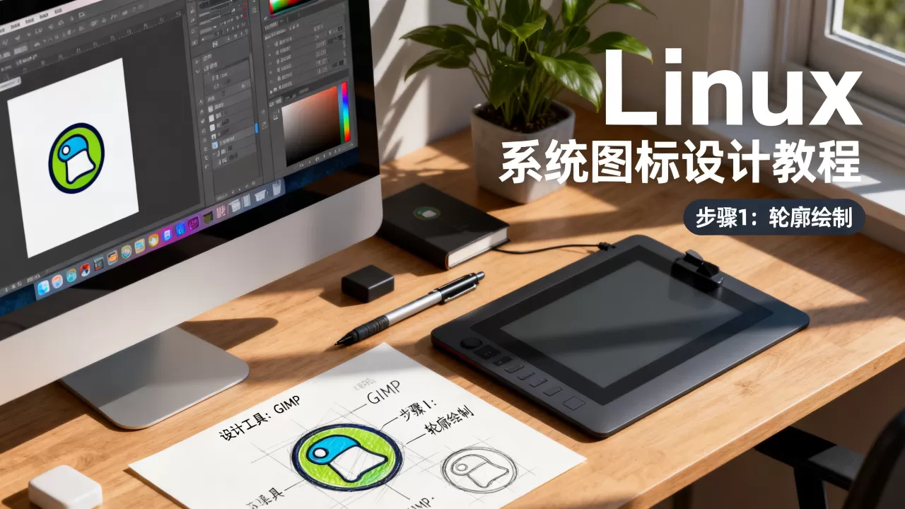 linux logo怎么制作?linux系统图标设计教程 linux logo怎么制作?linux系统图标设计教程