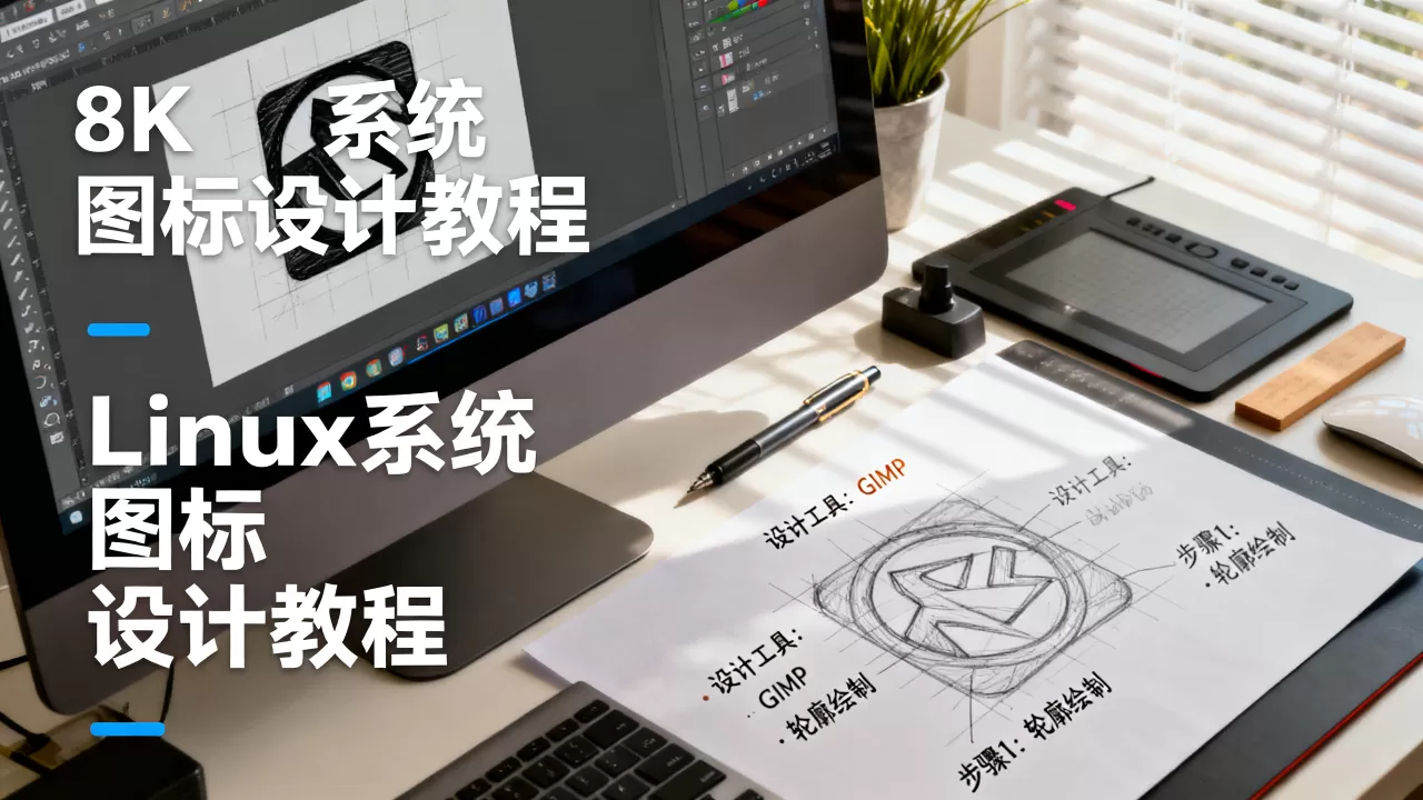 linux logo怎么制作?linux系统图标设计教程 linux logo怎么制作?linux系统图标设计教程