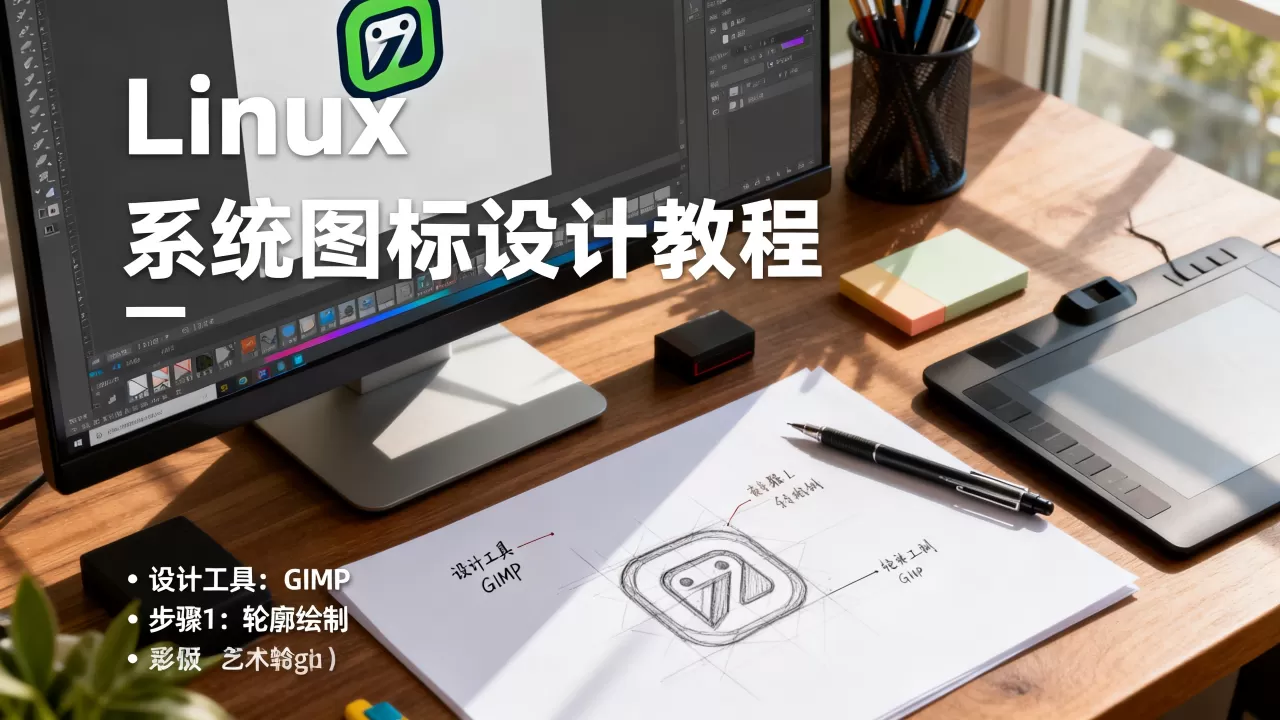 linux logo怎么制作?linux系统图标设计教程 linux logo怎么制作?linux系统图标设计教程