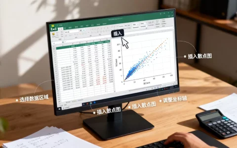 Excel怎么做XY散点图？Excel绘制XY坐标图详细教程