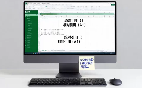 Excel公式锁定怎么设置？绝对引用与相对引用区别