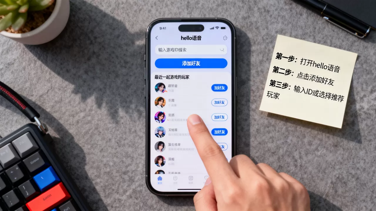 hello语音怎么加玩游戏好友?hello语音加好友方法 hello语音怎么加玩游戏好友?hello语音加好友方法