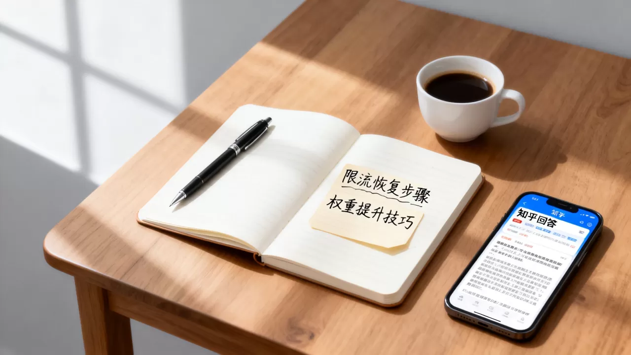 知乎回答被限流怎么恢复曝光?如何快速恢复账号权重 知乎回答被限流怎么恢复曝光?如何快速恢复账号权重
