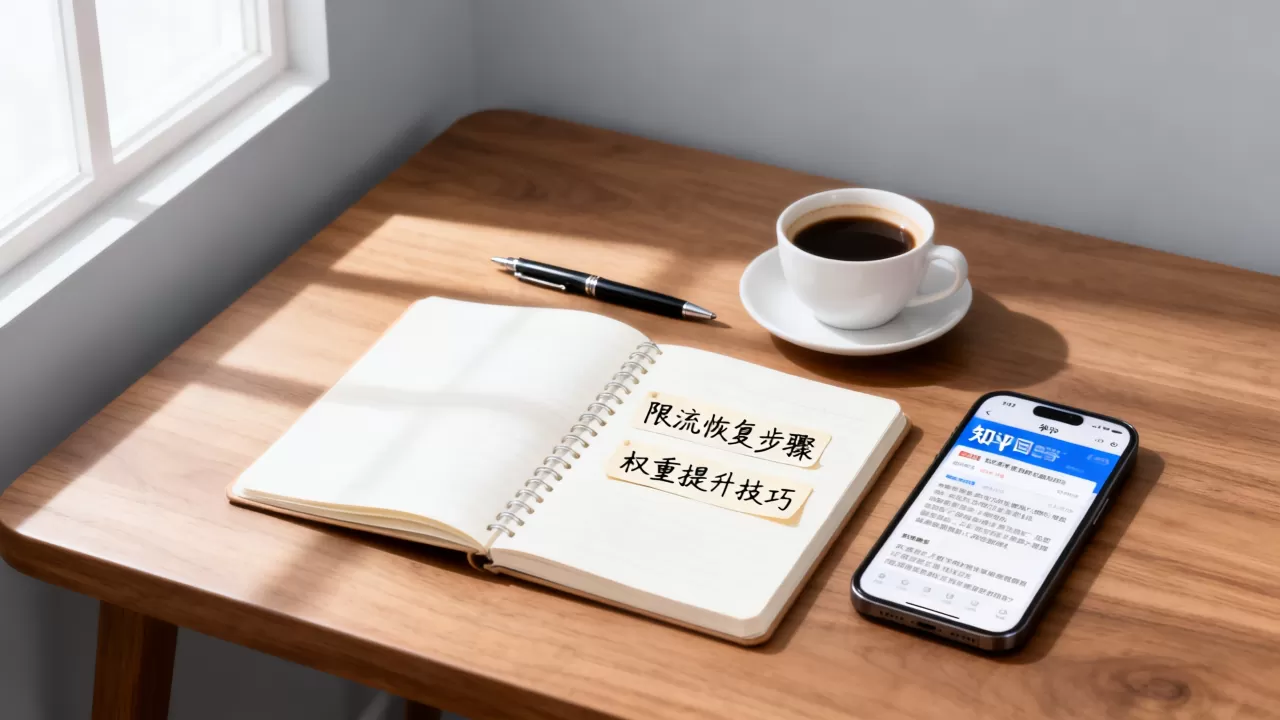 知乎回答被限流怎么恢复曝光?如何快速恢复账号权重 知乎回答被限流怎么恢复曝光?如何快速恢复账号权重