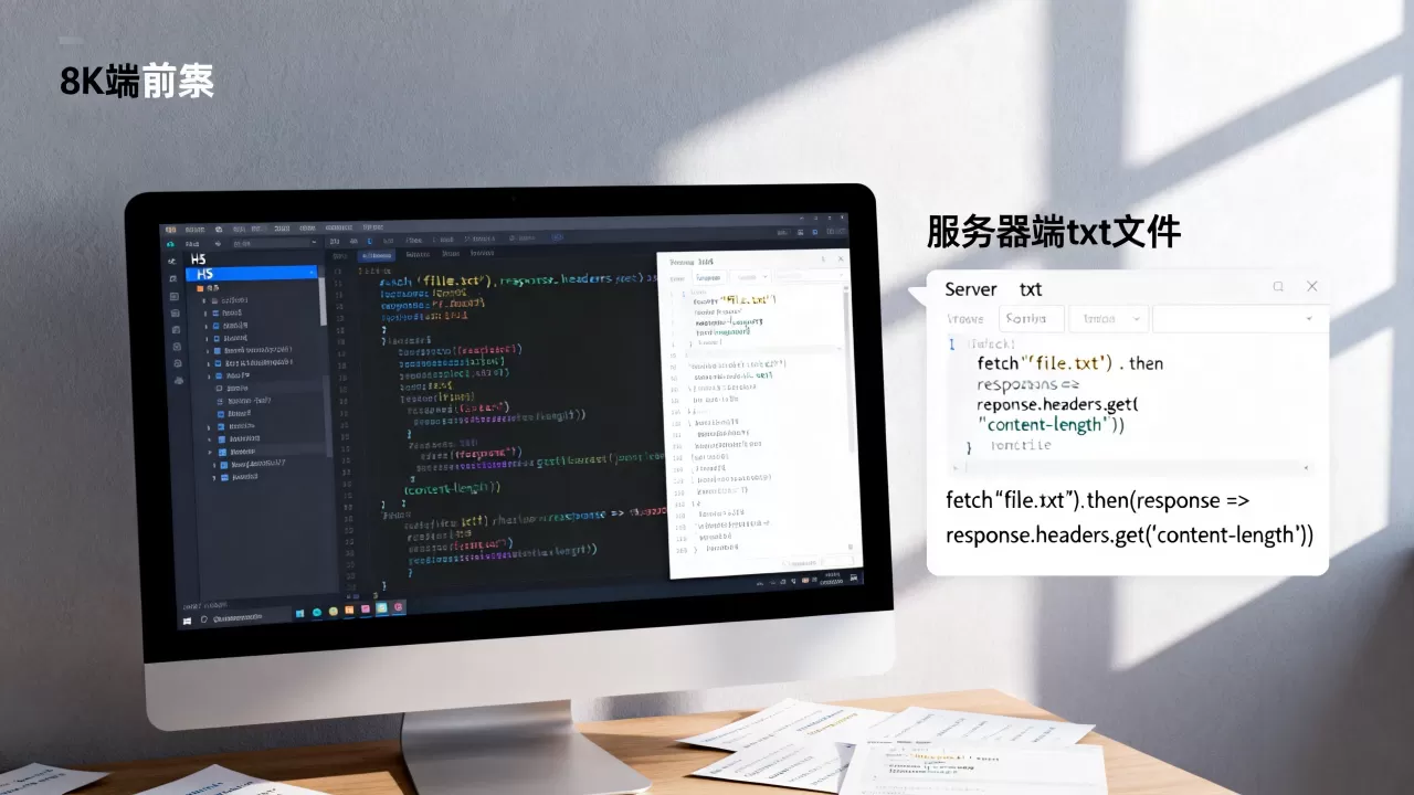 H5怎么读取服务器txt文件大小？前端获取文件大小方法