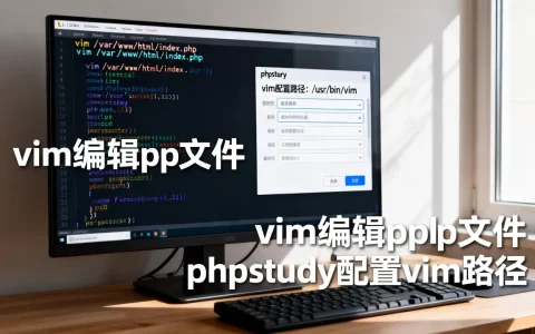 linux vim php怎么编辑？phpstudy如何配置vim