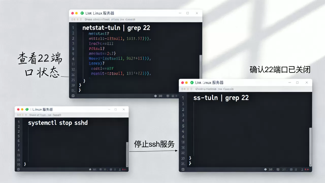 linux怎么关闭22端口?如何安全关闭ssh服务 linux怎么关闭22端口?如何安全关闭ssh服务