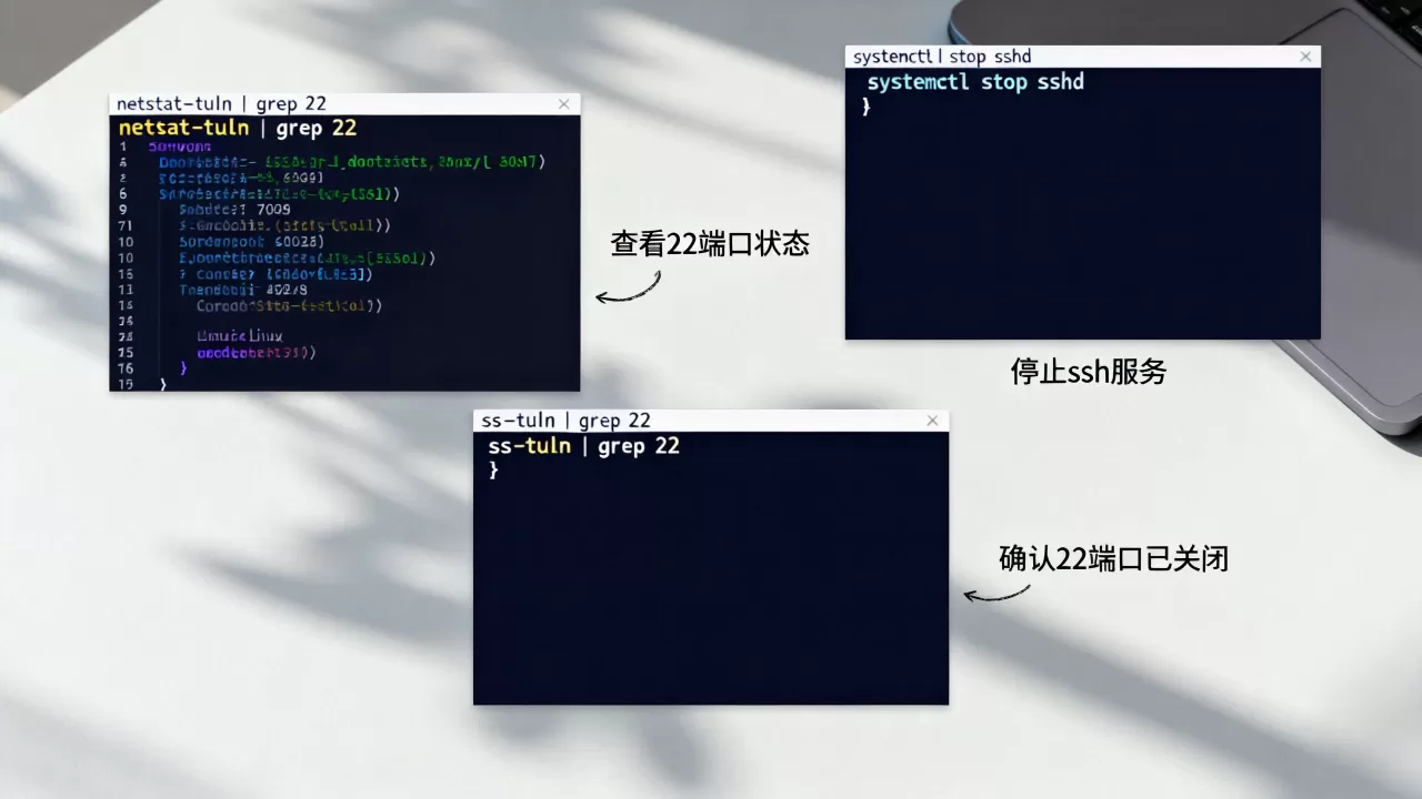 linux怎么关闭22端口?如何安全关闭ssh服务 linux怎么关闭22端口?如何安全关闭ssh服务