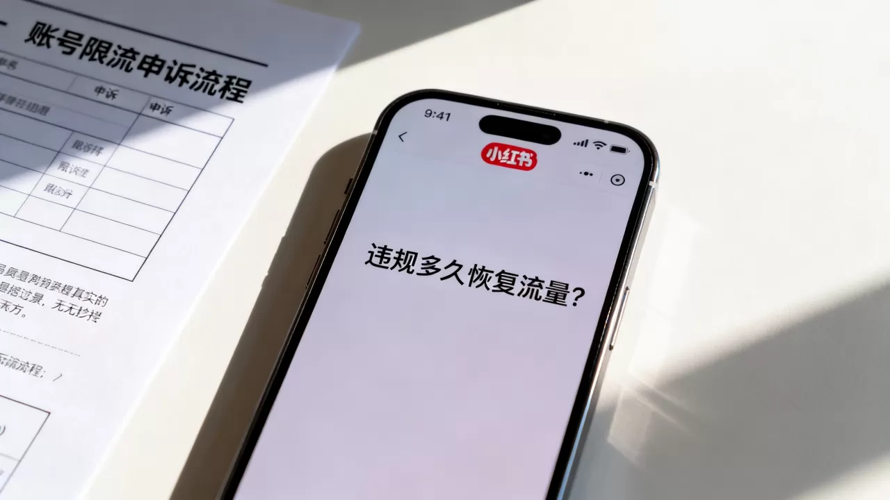 小红书违规多久恢复流量?账号限流怎么申诉解封 小红书违规多久恢复流量?账号限流怎么申诉解封