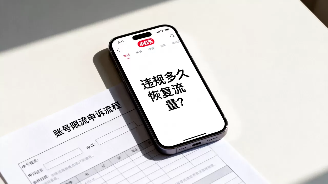 小红书违规多久恢复流量?账号限流怎么申诉解封 小红书违规多久恢复流量?账号限流怎么申诉解封