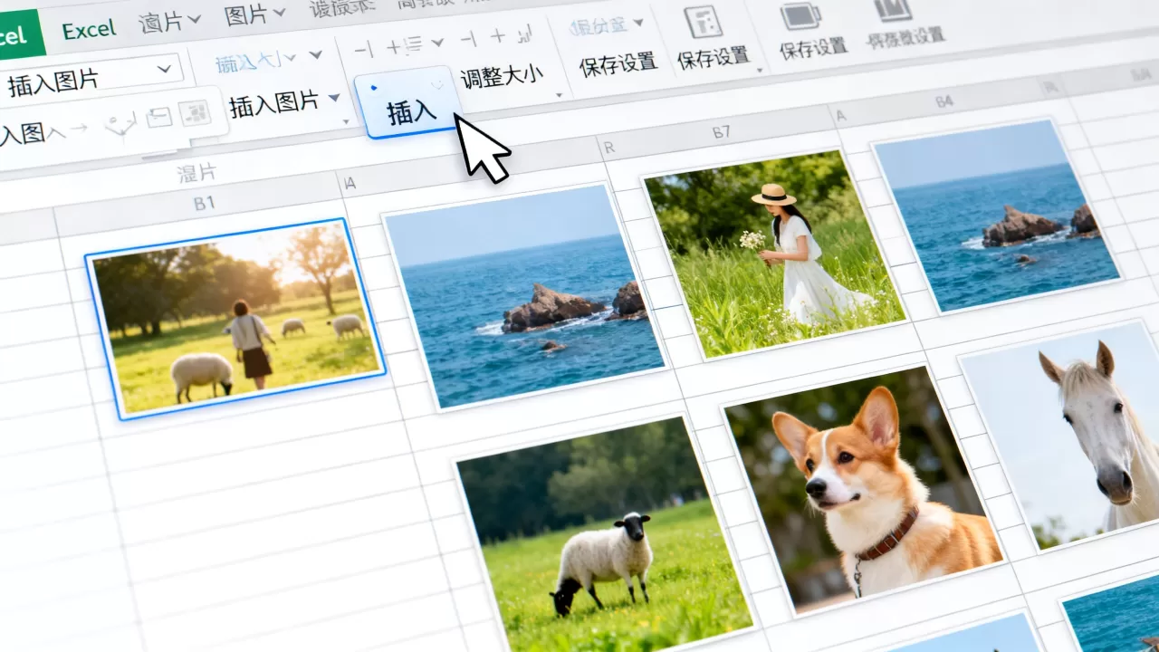 Excel表格怎么存图片？Excel表格插入图片不压缩
