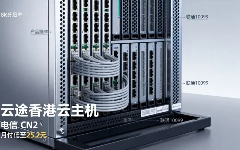 云途香港云主机电信CN2联通10099靠谱吗？云途香港云主机月付低至25.2元