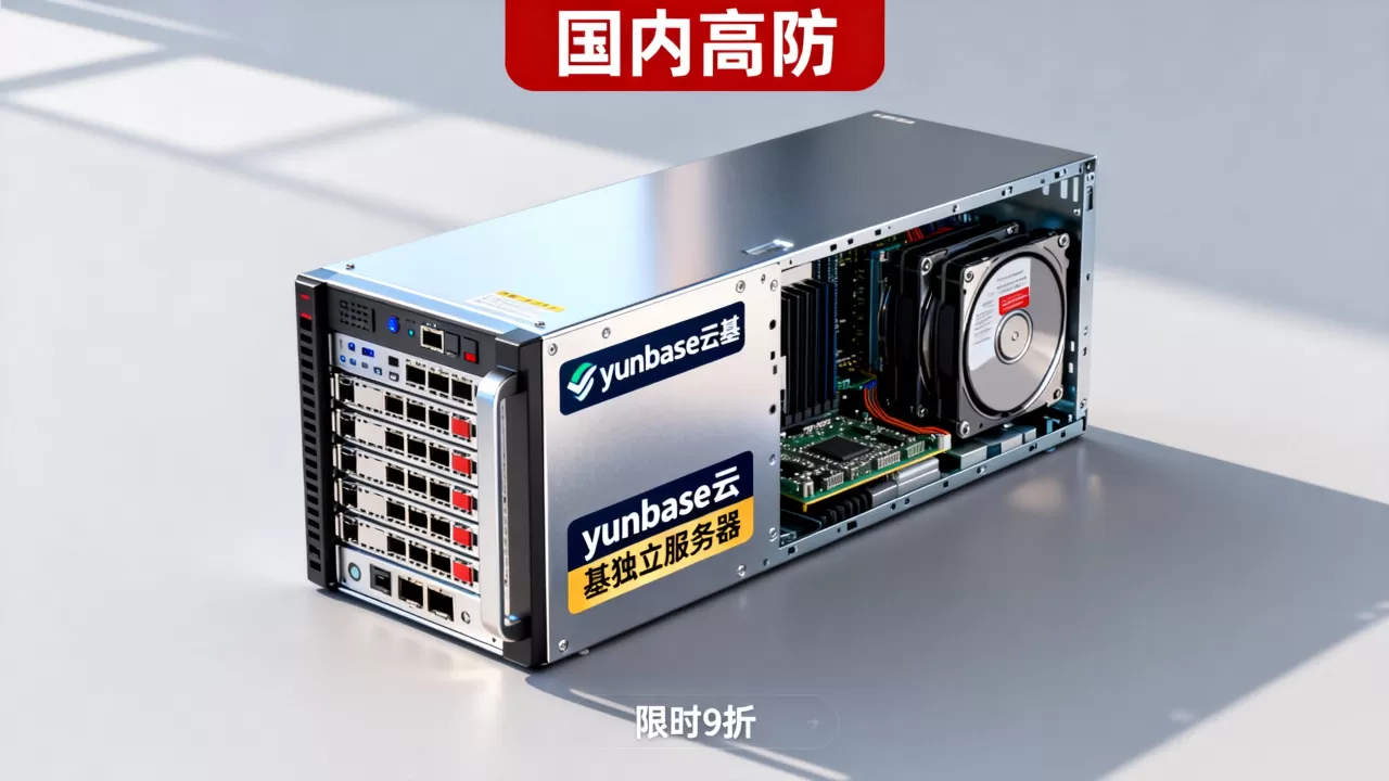 yunbase云基独立服务器9折值得买吗？国内高防服务器推荐
