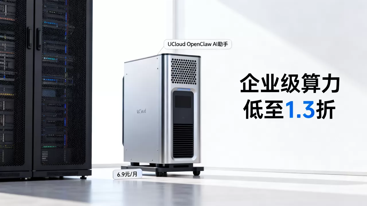 UCloud OpenClaw AI助手6.9元/月是真的吗,企业级算力低至1.3折 UCloud OpenClaw AI助手6.9元/月是真的吗,企业级算力低至1.3折